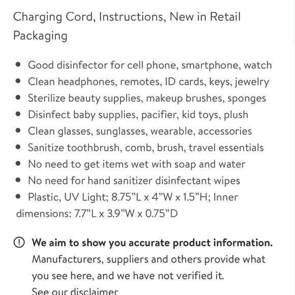 Nib Tech Candy UV sanitizing box. Sanitize and clean phones, make up brushes etc - Picture 12 of 12